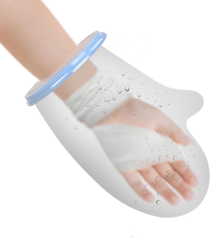 VALLEYWIND Waterproof Half Arm Cast Cover for Shower Kids Reusable Cast Protector for Shower Arm Child Cast Bag for Hand, 11 Inch - Image 1